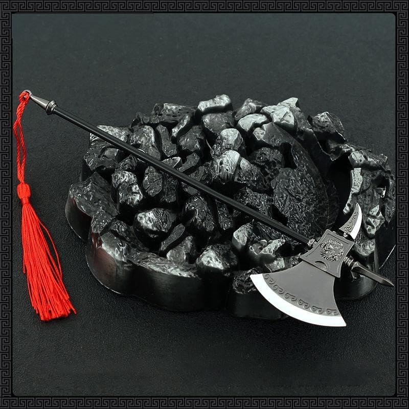 [Nekokamiyama] Romance of the Three Kingdoms: Xu Huang Gongming's Axe, 22cm Long / Miniature Figurine, Collector's Item, Decorative Item