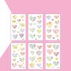 6PCS/set Kids Space Themed Temporary Tattoos Fantasy Planet Designs Fun Preschool Party Favors Stickers