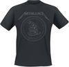 T-shirt Authentique Metallica Snake Never Cared S-2XL NOUVEAU T-shirt Unisexe