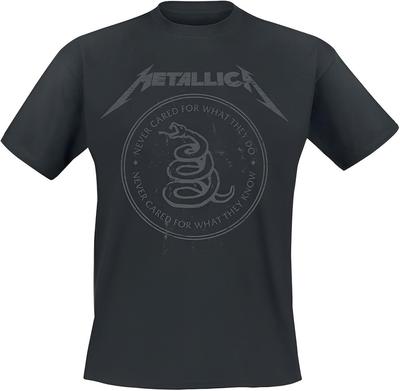 Authentic Metallica Snake Never Cared T-Shirt S-2XL NEW Unisex T-Shirt