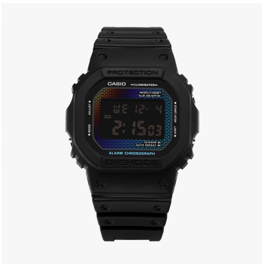 G Shock Dw 5600rw 1dr  Dw 5600rw 1  Serie 5600 diGital Cuadrado SportS Soldado Arcoíris Reloj de Pu para Hombre