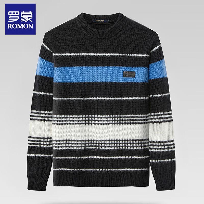 

Romon Men s Pure Wool Pullover Sweater XL