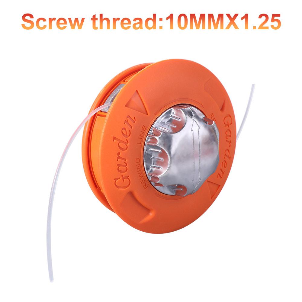 M10 Lawn Mower Head Aluminum Mower Bump Spool Grass Trimmer Head Brush Cutter Accessories