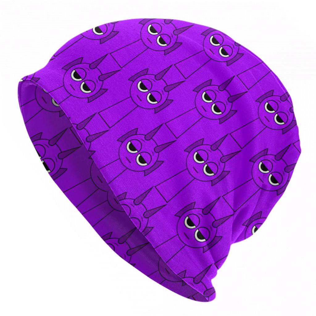 Sprunki Cartoon Anime Caps  Hip Hop Adult Street Skullies Beanies Hat Spring Warm Head Wrap Bonnet Hats