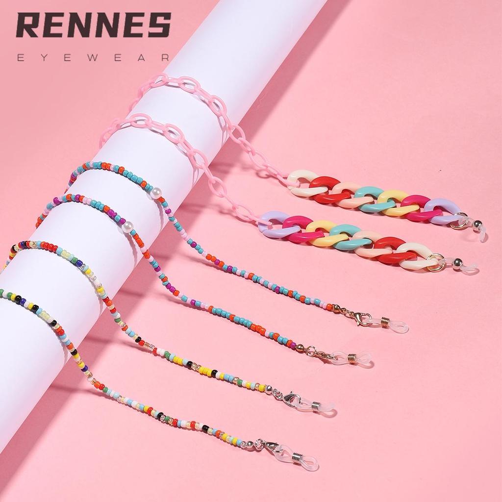 Korean Star Style Candy Color Acrylic Chain Lanyard for Masks & Eyeglasses