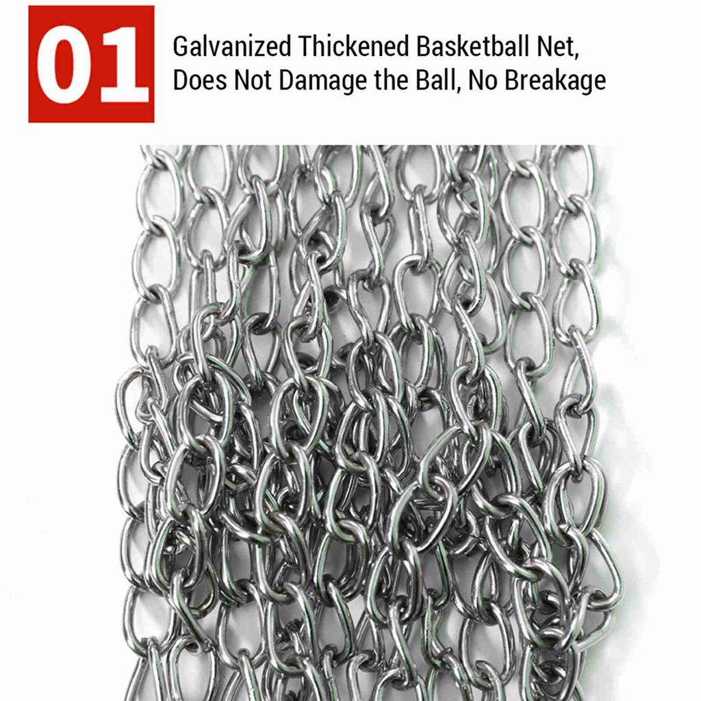 Heavy Duty Basketball Chain Net Replacement Galvanized Iron Basket Net