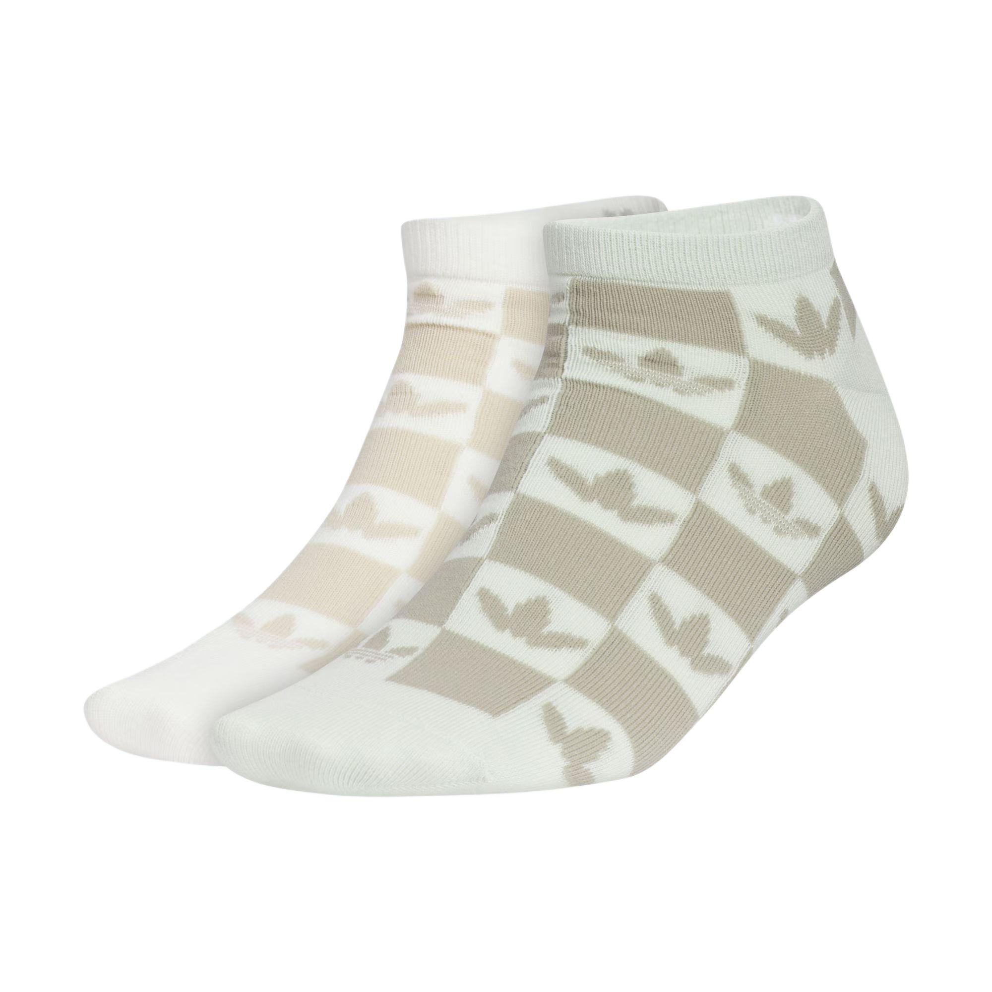 Adidas Originals AOP LOW CUT Ankle Socks Unisex 2 Pack KF2498 M