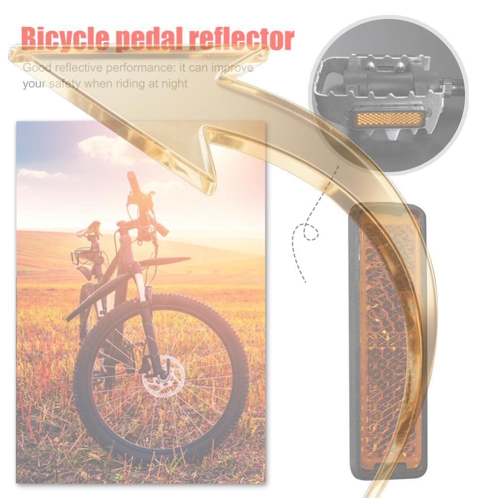 Safety Night Cycling Reflective Bike Accessory Bicycle Pedal Reflector Safety Night Cycling Reflective Bike Cycling Accessories China Mainland