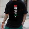 Moto One Dwn Five Up 1N3456 Men's T-shirt Moto Summer Cotton Short Sleeved Casual O-Neck Unisex
