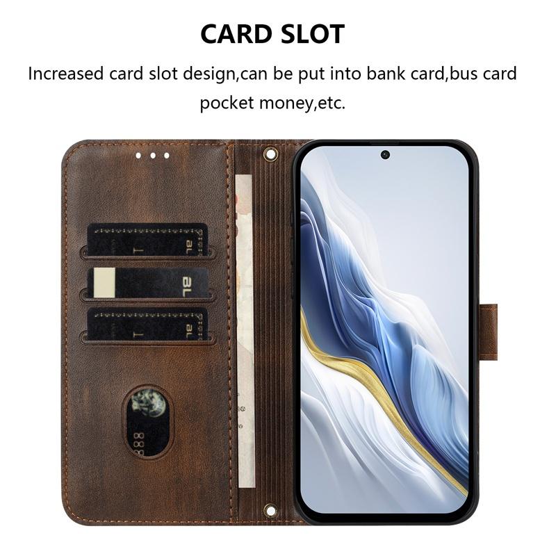 Casing For OPPO F19S F17 F19 F21 F21S F23 F25 F27 Pro Plus F29 5G Leather Wallet Pocket Card Slots Flip Case Cover