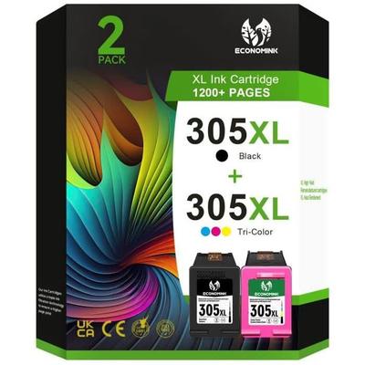 Ink Cartridge - 305 XL - Black and Color - 750 Pages - Ecological and Refurbished