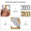 12 Pcs Photo Frame Attractive Phone Case DIY Crafts Mini Resin Baroque Ornaments Jewelry Making Material Frames Vintage Prop