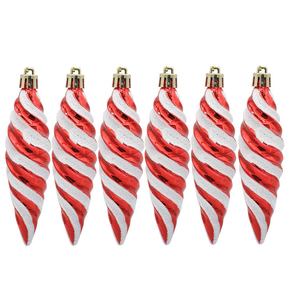 Christmas Ball Spiral Ball Home Exquisite Eye-catching Fine Workmanship Funny Multicolor Plastic Tear-resistant