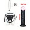Wearable Strapon Penis for Women Black Dildo Pants Lesbian G Spot Stimulator Adult Standard Size Women Strap Sex Toys for Women
