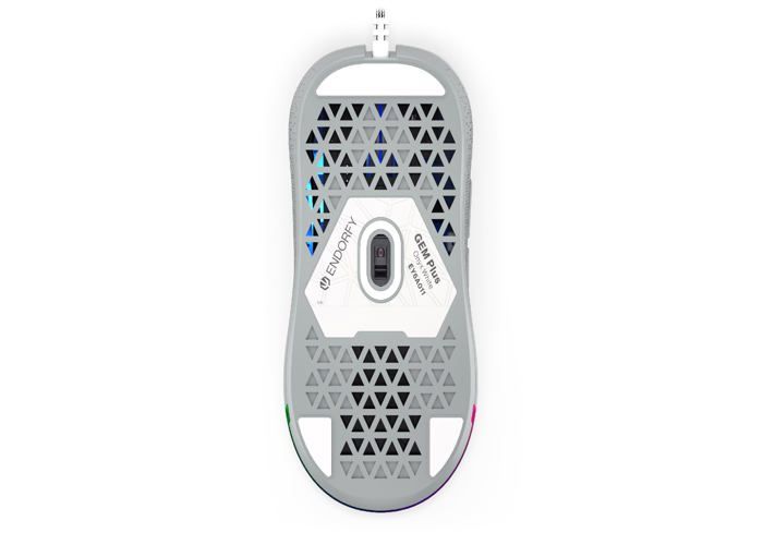 Souris de gaming - endorfy - gem plus owh - 19,000 dpi - kailh gm 8.0 - éclairage rvb