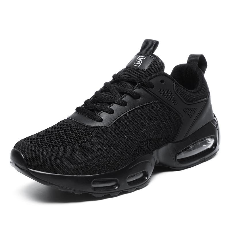 Men's air-cushioned casual sneakers Four seasons new breathable light outdoor racing running shoes students speed sports shoes