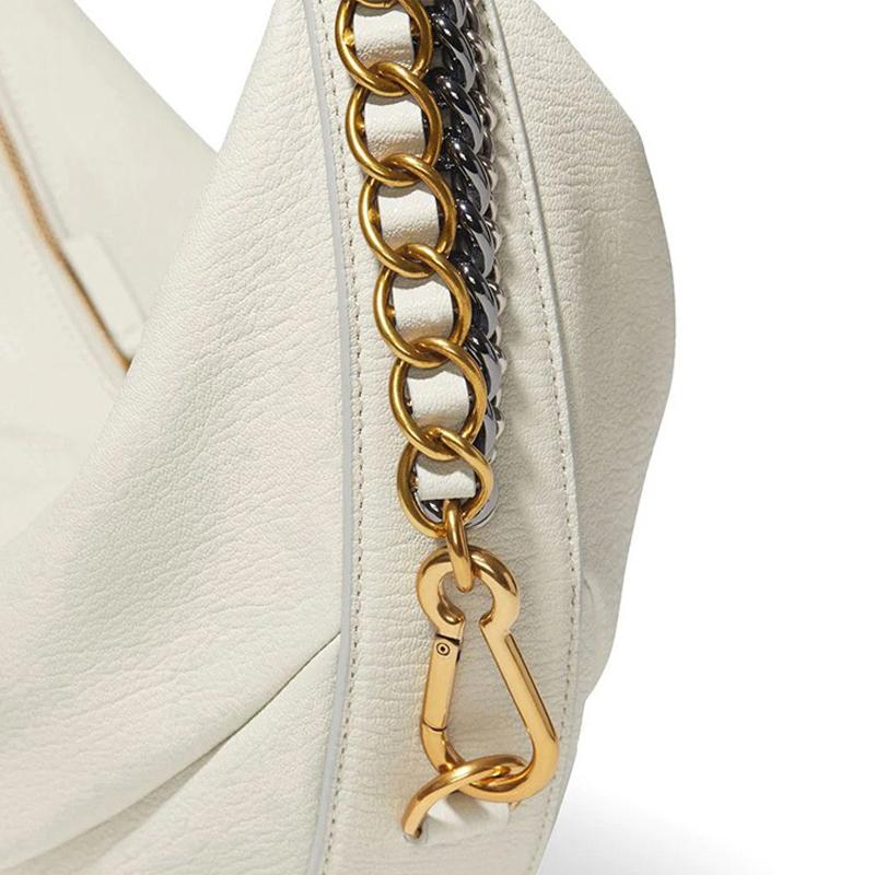 Marc Jacobs Moon Bag Chain Leather Shoulder Crossbody Medium Women bags White M0016233-276