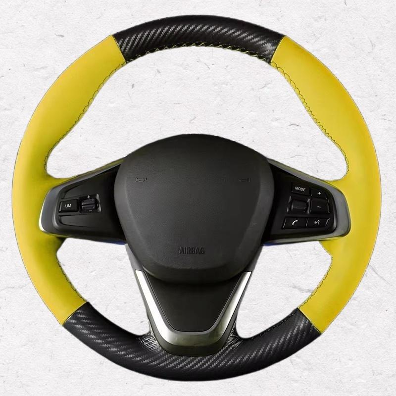 Auto Lenkradabdeckung Leder Wildleder Für BMW M Sport G30 G31 G32 G20 G21 G14 G15 G16 Auto Innenraum Auto Styling
