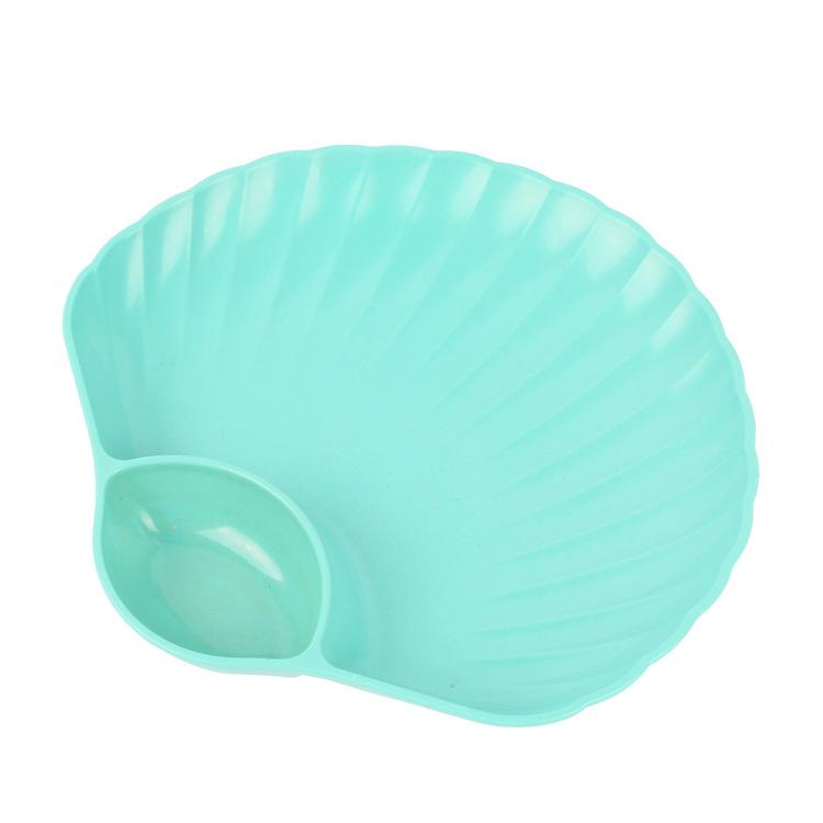 Creative Shell-Shaped Living Room Fruit and Pastry Dip Dish