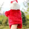 Hand Toy Christmas Gifts Santa Claus Plush Toys Big Hand Puppet Christmas Puppet Fingers Puppets