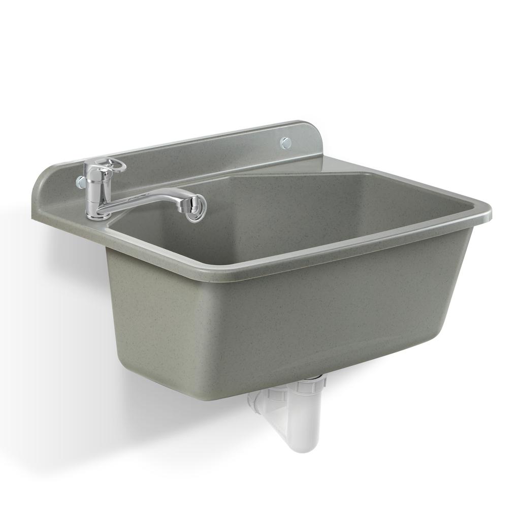 KADAX Utility Sink with Swivel Faucet Gospo Ferro