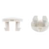 Bottom Rail Cord Cover Button White Tape Lock Plug Bottom Rail Button Plastic Horizontal Blinds Replacement Parts