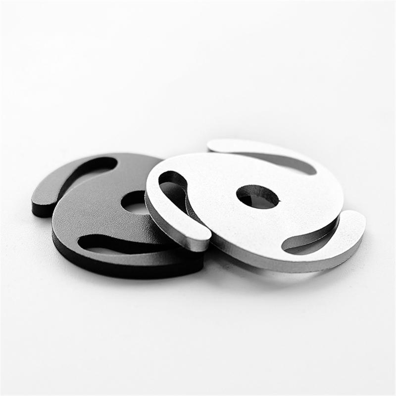 For LP Vinyl Record Player RPM Center Adapter Solid Metal Balanced Disc Weight Clamp for 7" Vinyl Stability