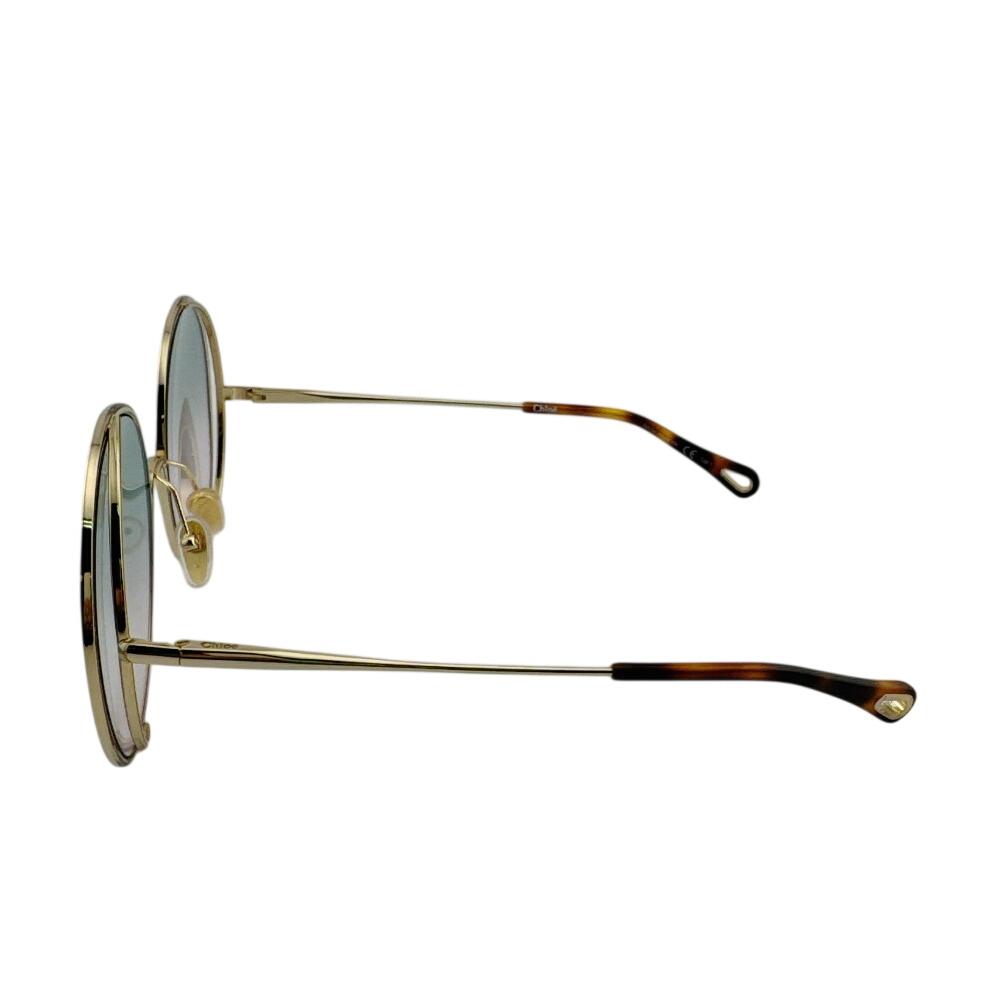 Chloe CH0037SA Round shape metal HANAH sunglasses gold metal Used