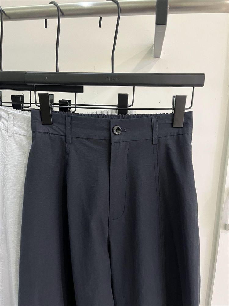 Koreanische High-Waist Straight-Leg Frühjahrs-Freizeithosen für Damen