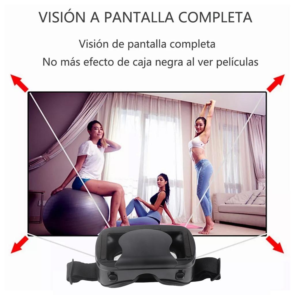 VRG Pro 3D VR Headset Blue Light Eye Protection 3D VR Virtual Reality Glasses with Remote Controller