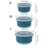 Japanese-style Stainless Steel Fresh-keeping Box Round Anti-scalding Lunch Box Drop-proof with Lid Food Sealing Bowl