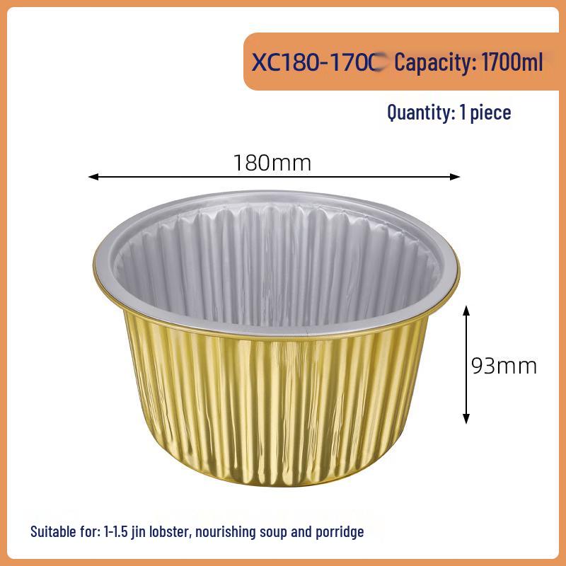 COFLYEE Disposable Aluminum Foil Food Containers