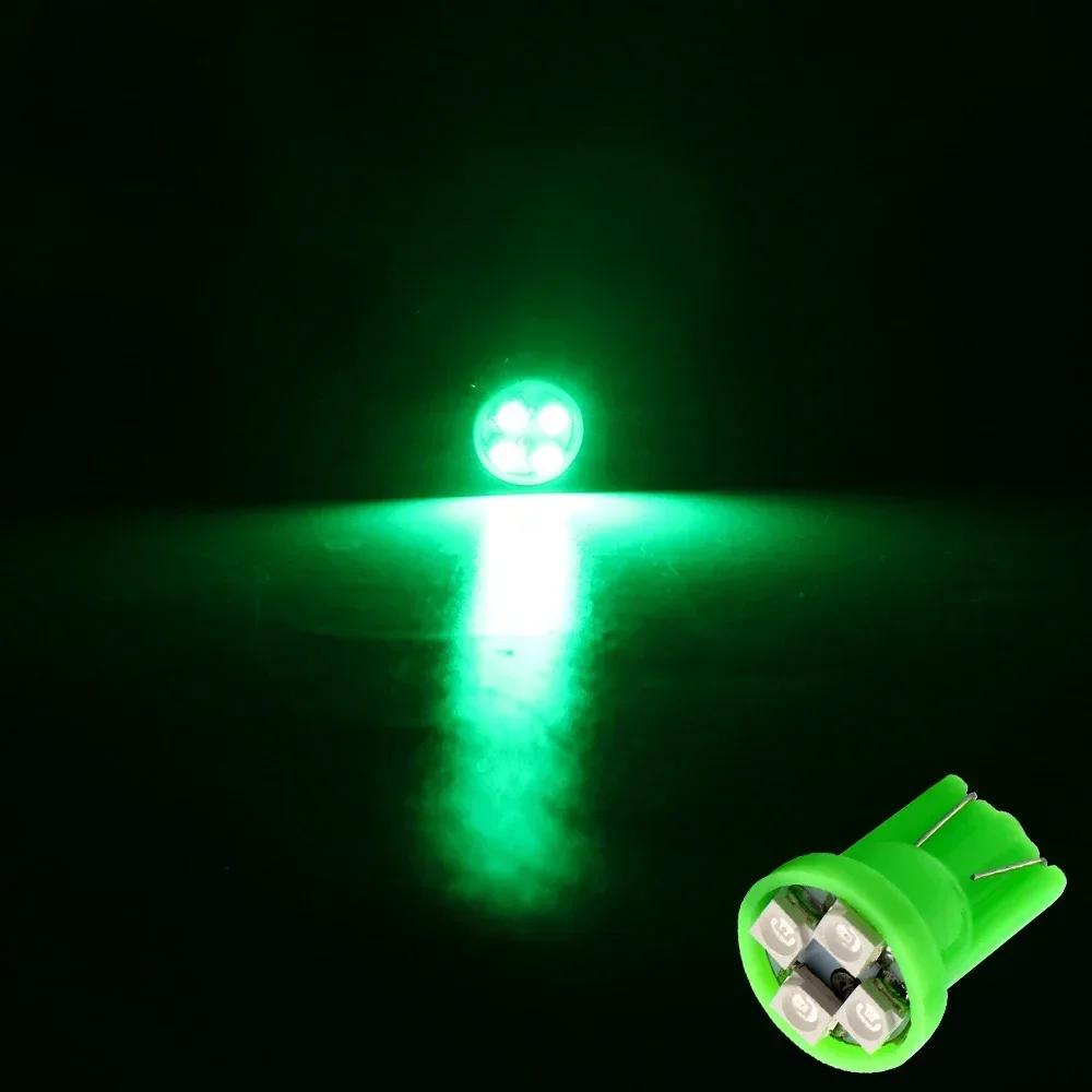 Car Lamp Bulb T10 3528 1210 4SMD Wide Light Reading Lamp Dashboard Light Plate Lamp W5W Motorcycle Equipment Accessories Amagi