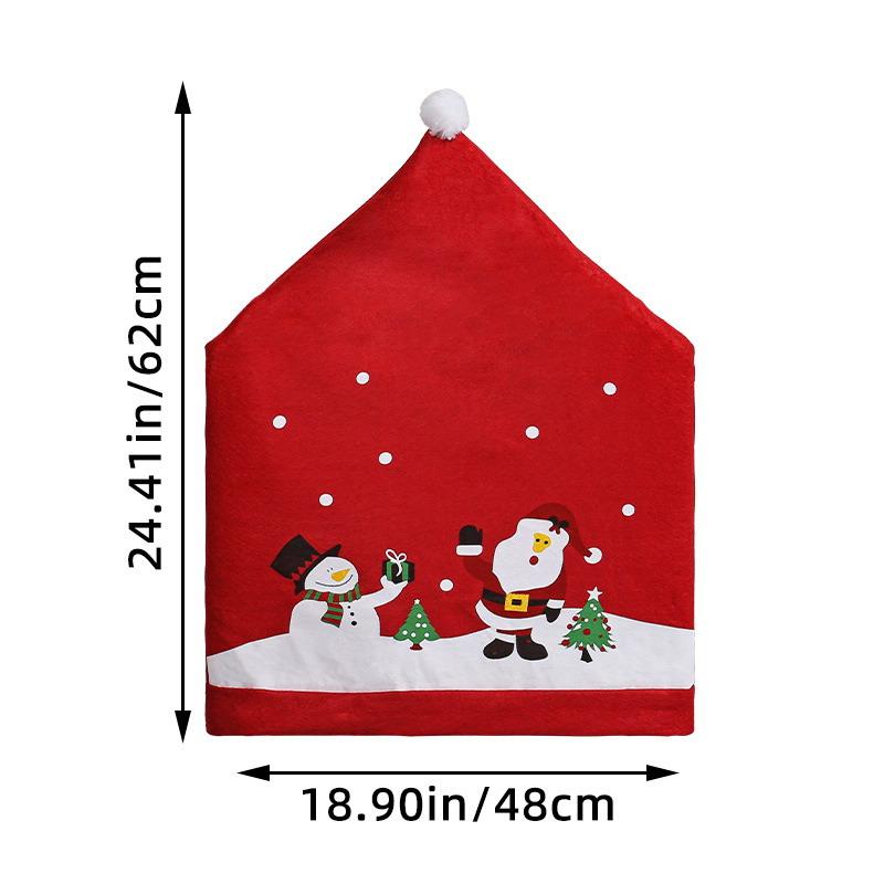 1/2 Piece Christmas Tree Chair Cover Christmas Decoration Table Decoration 2025 Year Home Christmas Decorations
