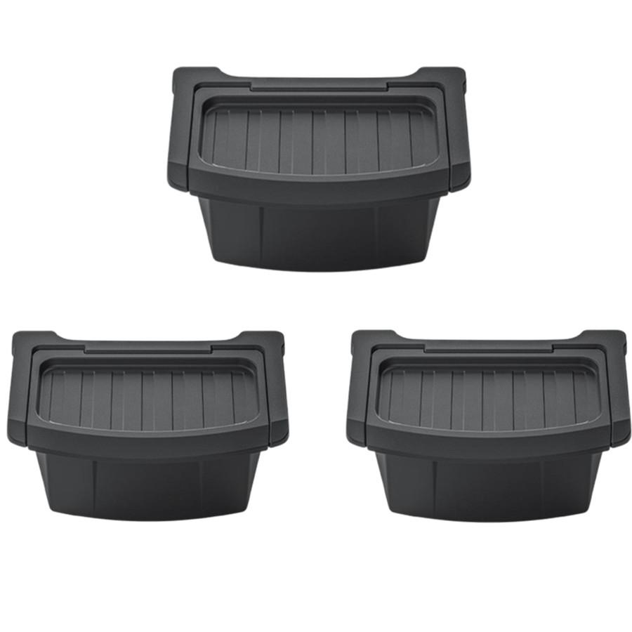 For Tesla Model Y Launch 2025 Juniper Car Armrest Rear Storage Box Tray Accessories Tidying TPE Black