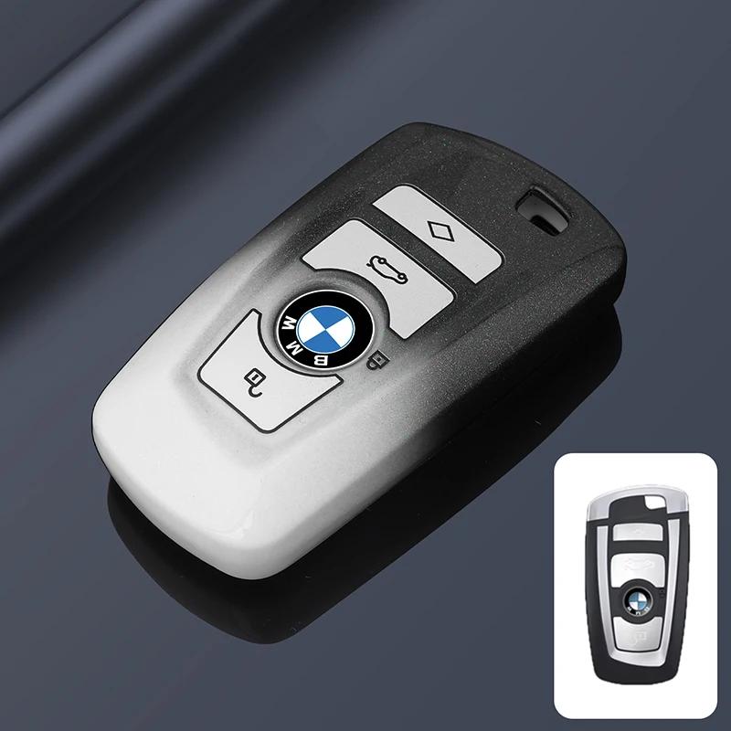 KWMBS1 Car Sticker Car Key Fob Ring Chain Cover Case For BMW 530i 540i 550e 750e 740i 760i X1 X2 X5 X6 X7 M5 iX1 iX2 iX XM i5 i7 2024 2