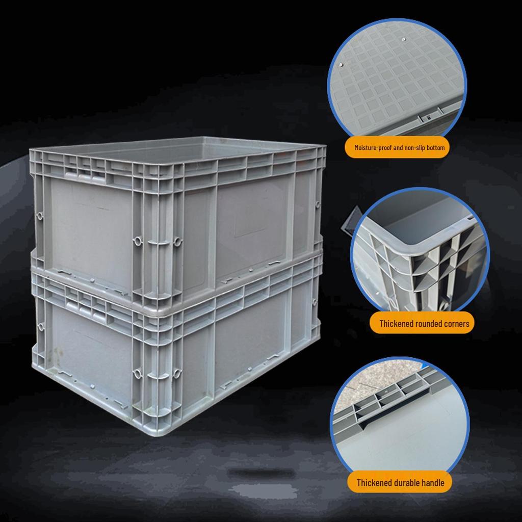 EU Rectangular Logistics Storage Box – Industrial Plastic Container for Fish & Turtle Rearing