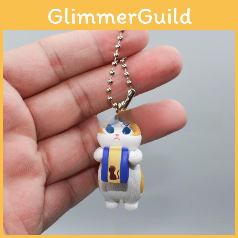 Keychain Cat Action Figure Cartoon Model Toy Decoration Children Gifts Ornament