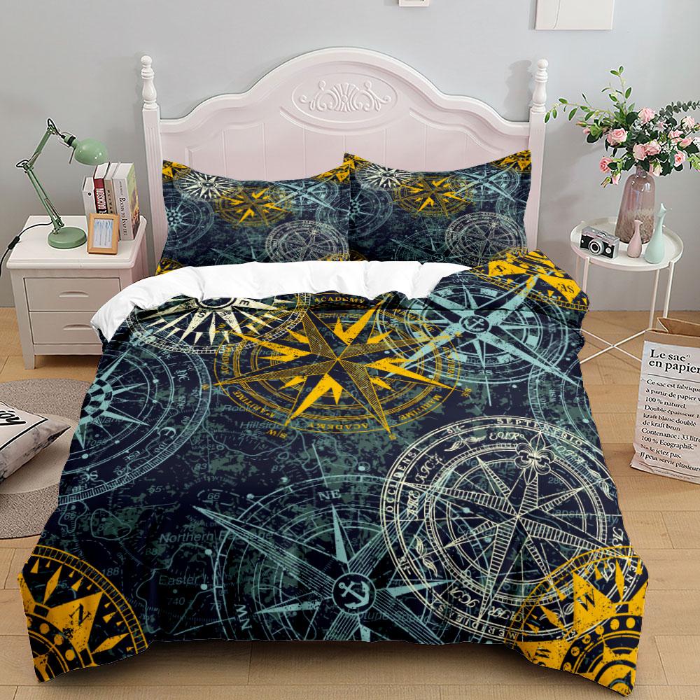 

Модные треугольники Комплект постельного белья Pioneer Маленький Односпальный Полуторный Двуспальный Квинсайз Кингсайз Калифорнийский Кингсайз Комплект постельного белья EU single(135x200cm)