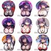 Sexy Akuma Nihmune OPPAI Mouse Pad Mousepad Anime Waifu Cups Season 6 Numi Silicone 3D Wrist Rest MousePad Sexy Hentai Mouse Mat