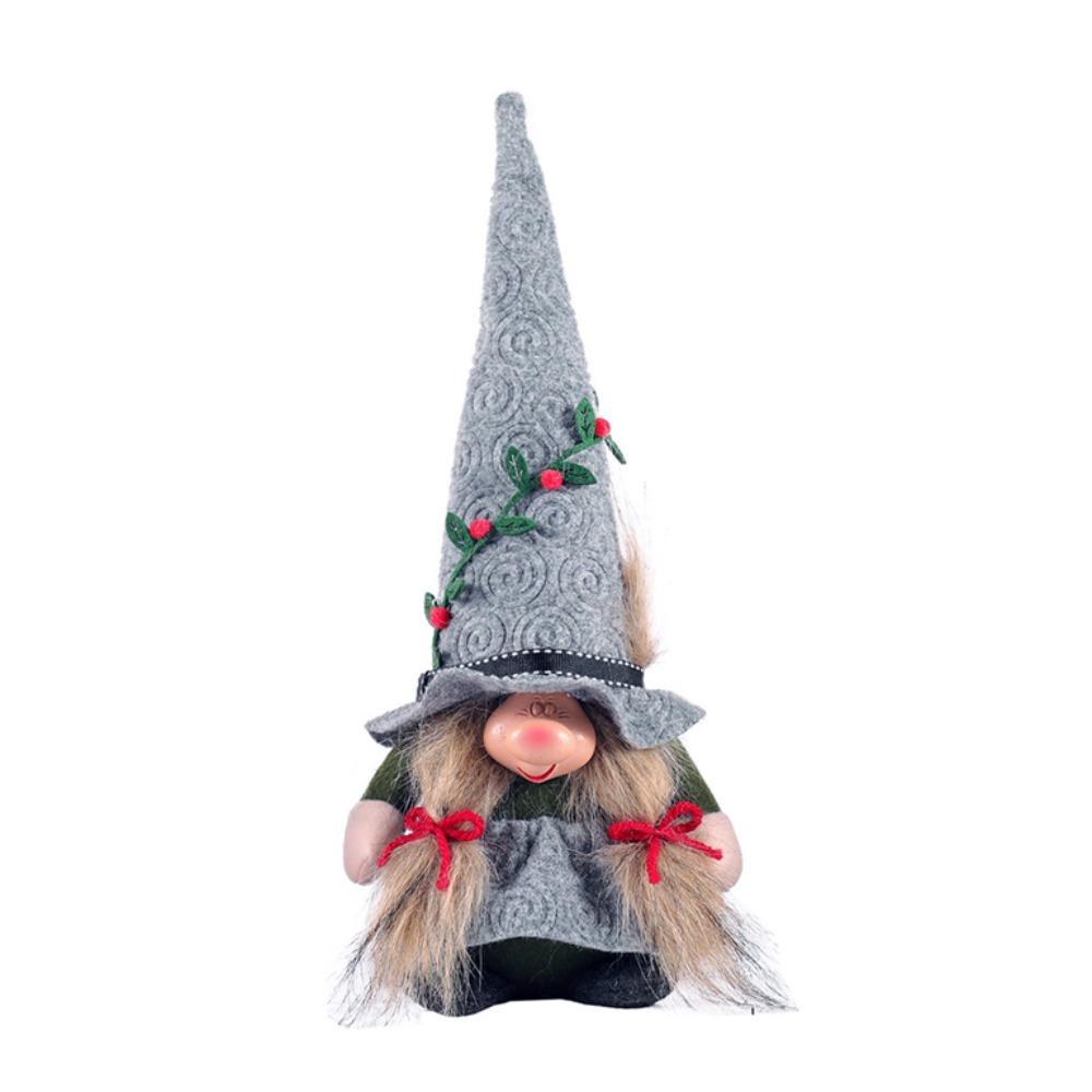 Creative Gnome Long Hat Witch Decorated Beautiful Forest Man Doll  Family Party