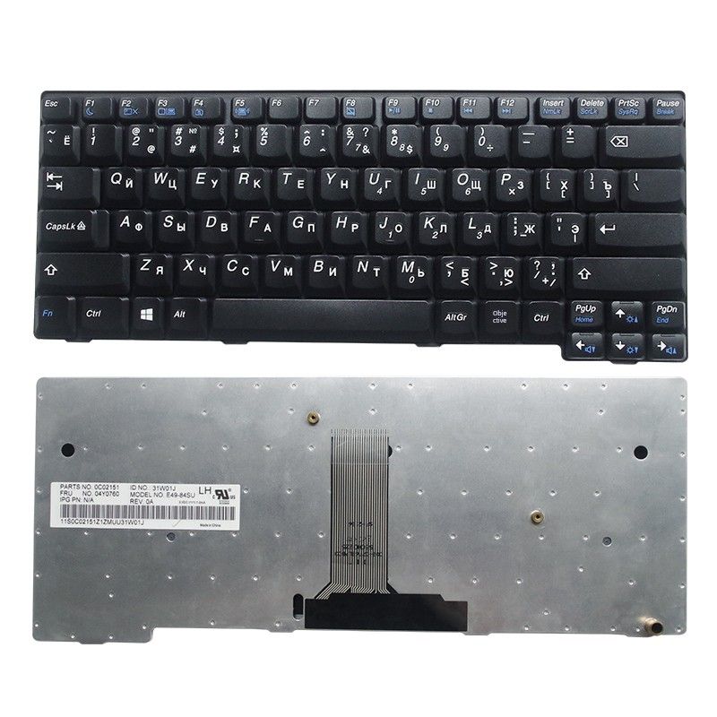 

US/Ru for Lenovo E49 K49 E49a E49g/L/Al K49a Keyboard E4430 E4430a [New/for Export/RU version/Russian]]