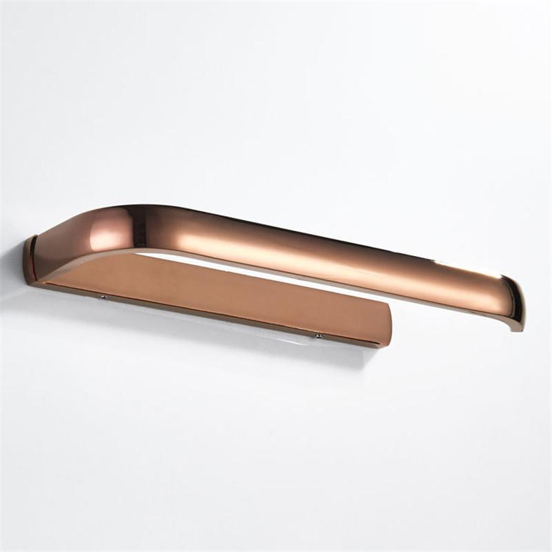 Tuqiu Towel Hanger Wall Mounted Rose Gold Towel Rack Bathroom Brass Gold Towel Bar Rail White Towel Holder