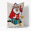 Cozy Throw Blanket Soft Flannel Fleece Warm Sherpa Reversible Decorative Bedding Gift for Home Living Room Bedroom