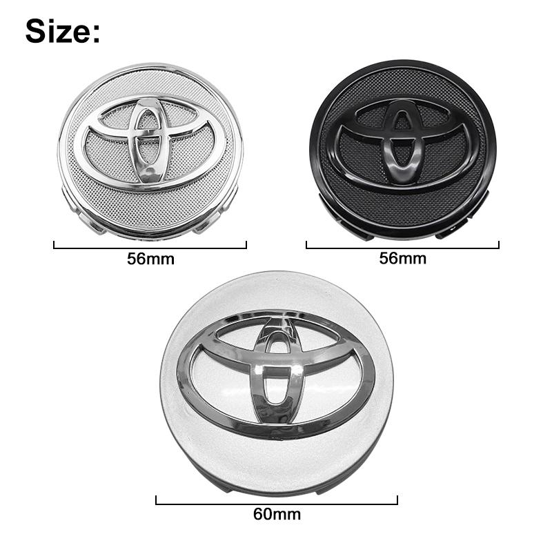 Car Wheel Center Hub Cap Badge Dust-proof Covers Emblem Sticker for Toyota Yaris Hilux Corolla Prius Avensis Emblem Auris Rav4