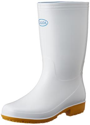 Botas de goma Fukuyama para trabajos de cocina Galois 3 Blanco Resistente al aceite 23,0cm