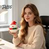 Durable Squeeze Toys Christmas Snowman Toy, Stress Relief Cute Fidget Birthday Gifts for Kids Figurine, Stocking Stuffer Party Favor, Gift Boys Girls