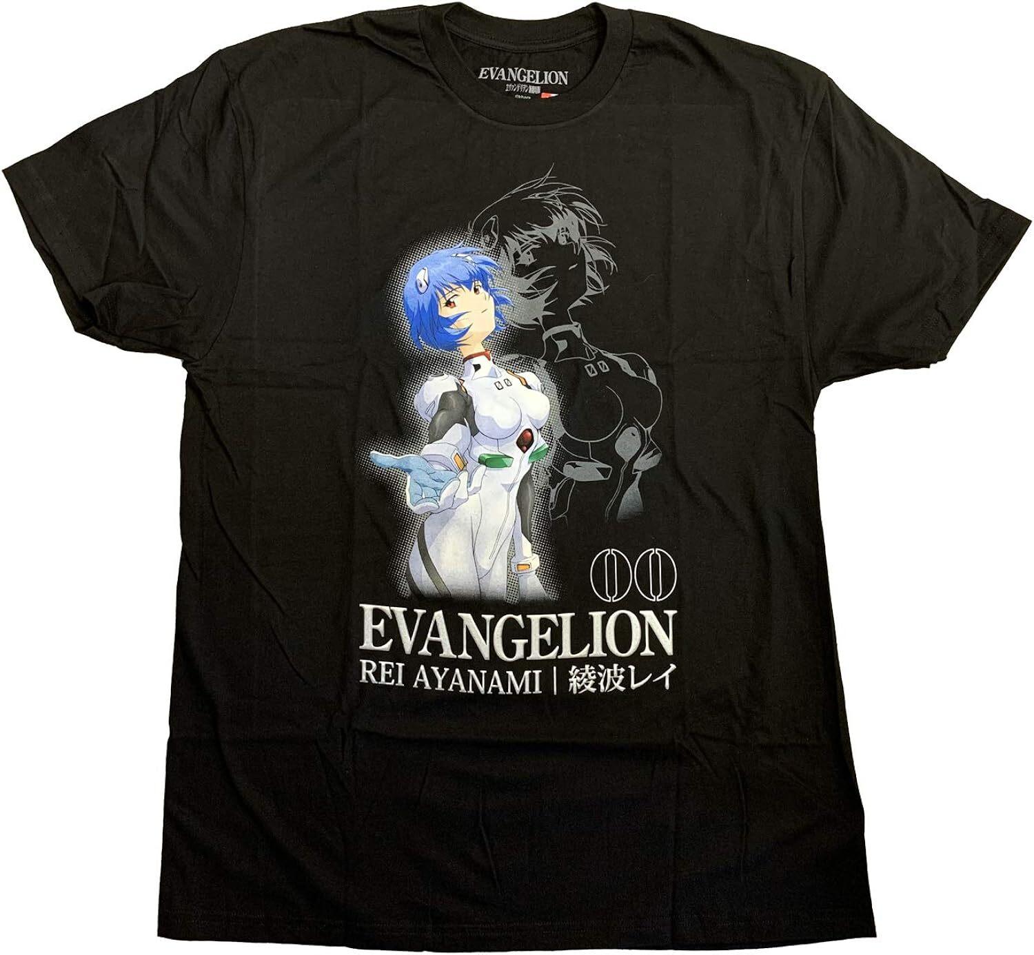 Neon Genesis Evangelion Rei Ayanami Adult T-shirt XL