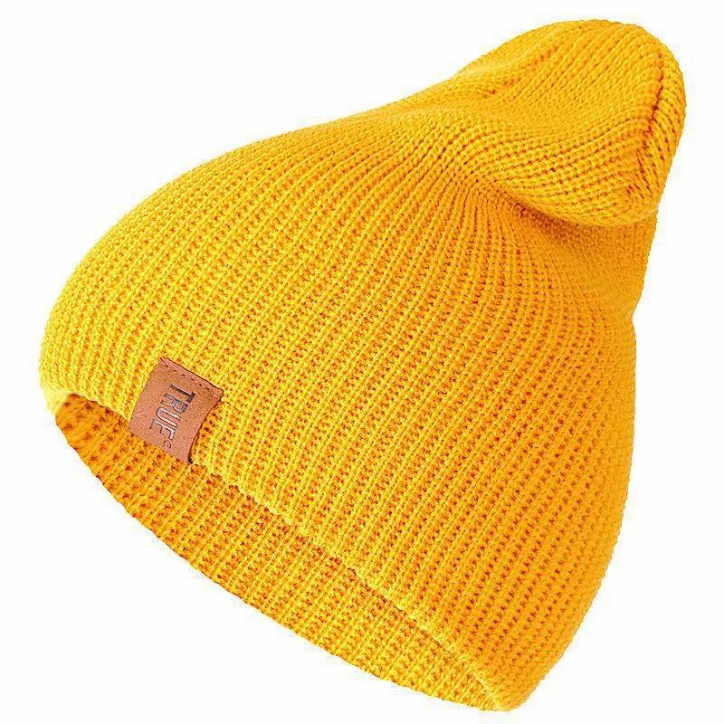 Unisex Casual Beanie Hat Knitted Hat Cap Fashion Solid Color Daily Winter Hat For Men Women
