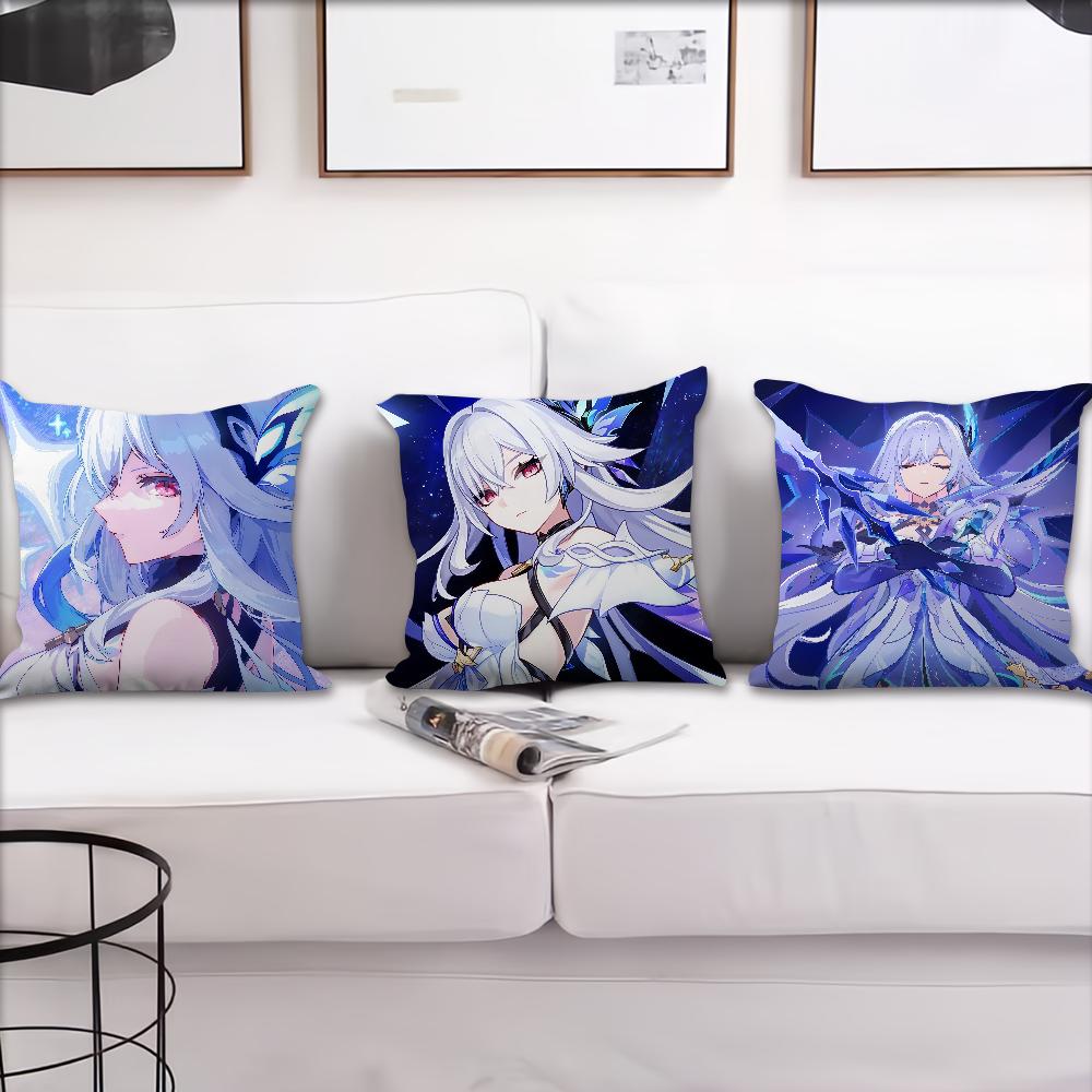 Game Skirk Genshin Impact cushion cover Pillow Cover Decoration Room Home Sofa living Office Car Nordic Simplicity